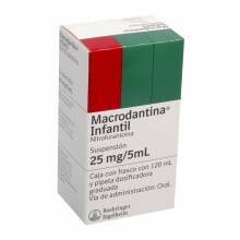 Macrodantina Infantil 25mg Suspensión 120mL