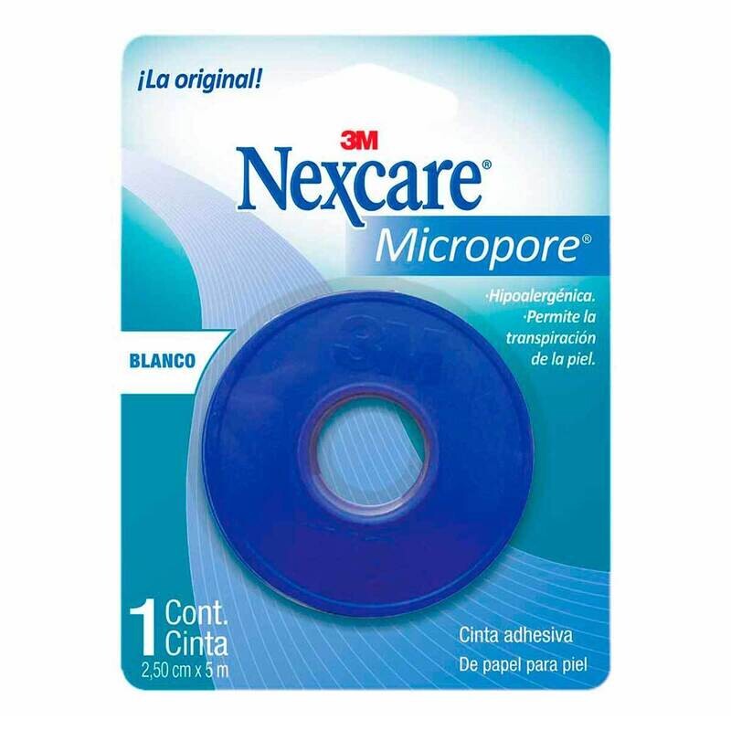 Micropore 2.50cm X 5m Blanca Nexcare Micropore 2.50cm X 5m Blanca Nexcare