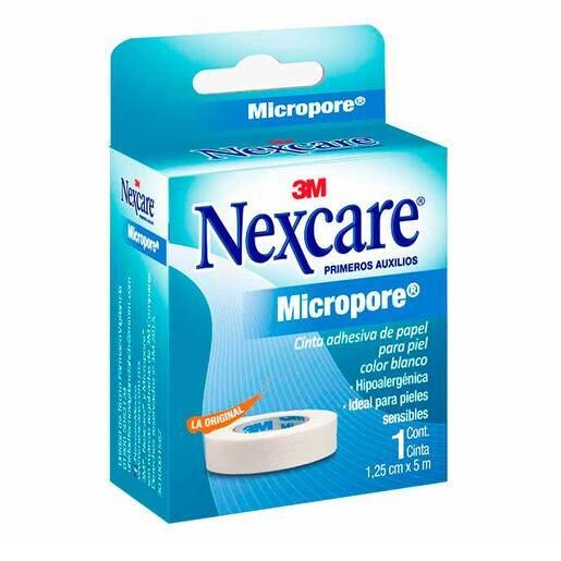 Micropore Nexcare Blanco 1.25cm x 5m Micropore Nexcare Blanco 1.25cm x 5m