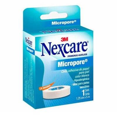 Micropore Nexcare Blanco 1.25cm x 5m