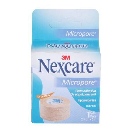 Micropore Nexcare Blanca 2,5cm x 5m Micropore Nexcare Blanca 2,5cm x 5m