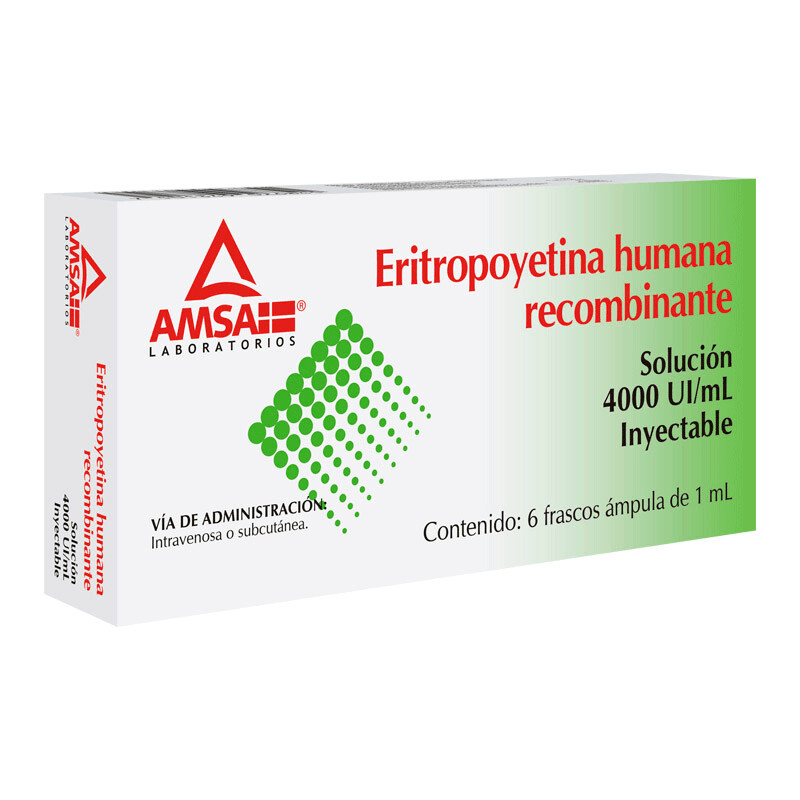 Eritropoyetina Humana Recombinante 4000UI Solución Inyectable Eritropoyetina Humana Recombinante 4000UI Solución Inyectable
