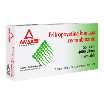 Eritropoyetina Humana Recombinante 4000UI Solución Inyectable