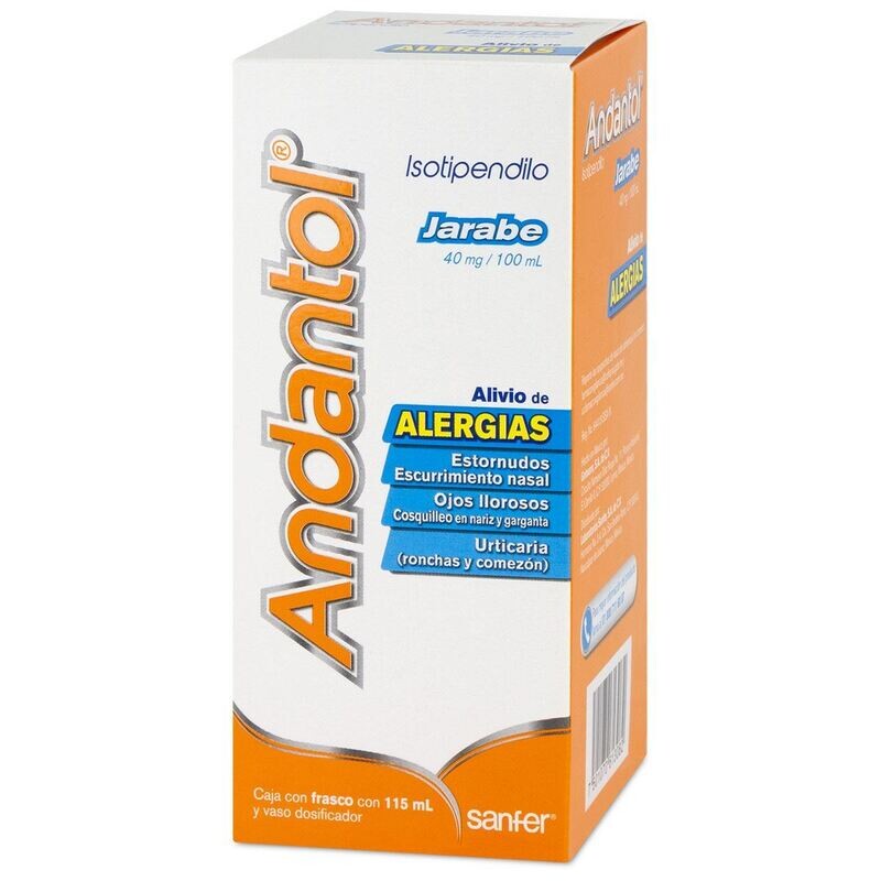 Andantol Jarabe Oral 115mL Andantol Jarabe Oral 115mL