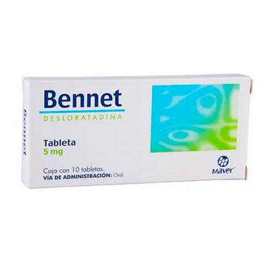 Bennet 5mg Oral 10 Tabletas