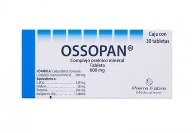 Ossopan Oral 600mg 30 Tabletas Ossopan Oral 600mg 30 Tabletas