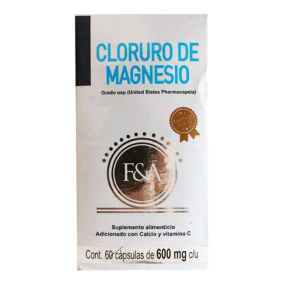 Cloruro de Magnesio Suplemento Oral 60 Cápsulas