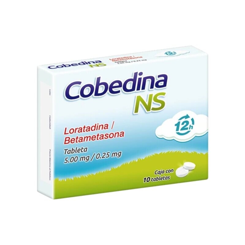 Cobedina NS oral 10 tabletas Cobedina NS oral 10 tabletas