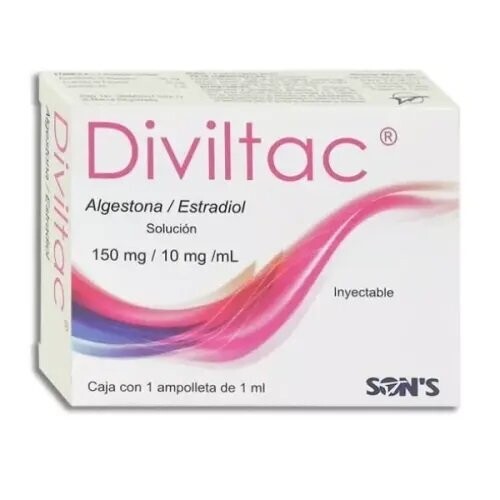 Diviltac 150/10mg Solucion Inyectable 1 Ampolleta 1mL Diviltac 150/10mg Solucion Inyectable 1 Ampolleta 1mL