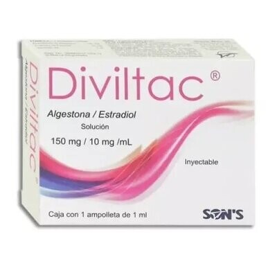 Diviltac 150/10mg Solucion Inyectable 1 Ampolleta 1mL