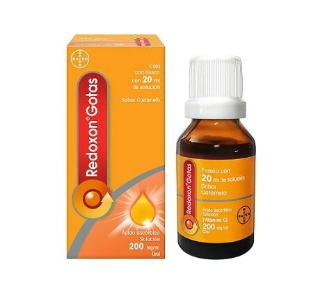 Redoxon Gotas Solución oral Sabor Caramelo 20mL Redoxon Gotas Solución oral Sabor Caramelo 20mL