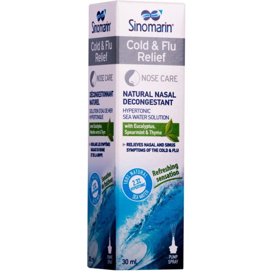 Sinomarin Cold&Flu Relief  Spray Nasal 100mL