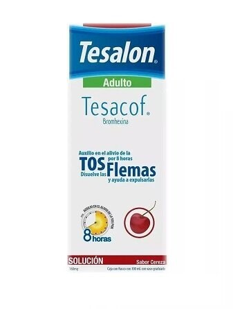 Tesalon Tesacof Adulto Solución Oral Sabor Cereza