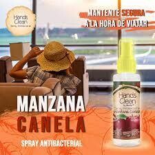 Spray Antibacterial Solución 60mL de Manzana con Canela Spray Antibacterial Solución 60mL de Manzana con Canela