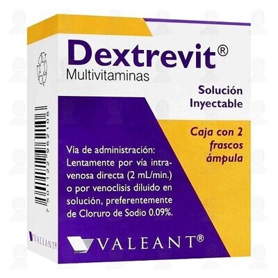 Dextrevit Solución Inyectable con 2 Ámpulas de 10mL