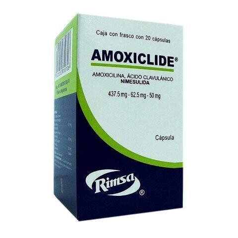 Amoxiclide Oral 20 Cápsulas