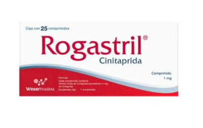 Rogastril 1mg oral 25 tabletas