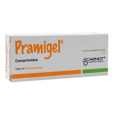 Pramigel oral 20 comprimidos