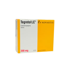 Tegretol LC 200mg 50 Tabletas
