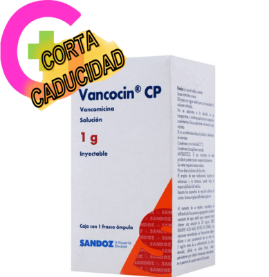 Vancocin CP 1g Solución Inyectable 1 pieza