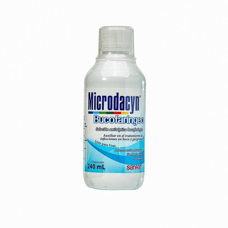 Microdacyn Bucofaringeo Solución 240mL Microdacyn Bucofaringeo Solución 240mL