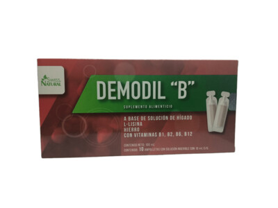 Demodil B oral 10 Ampolletas