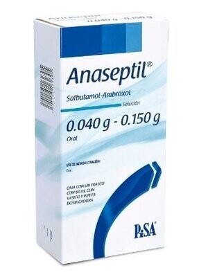 Anaseptil 0.040/0.150g Solución Oral 60mL