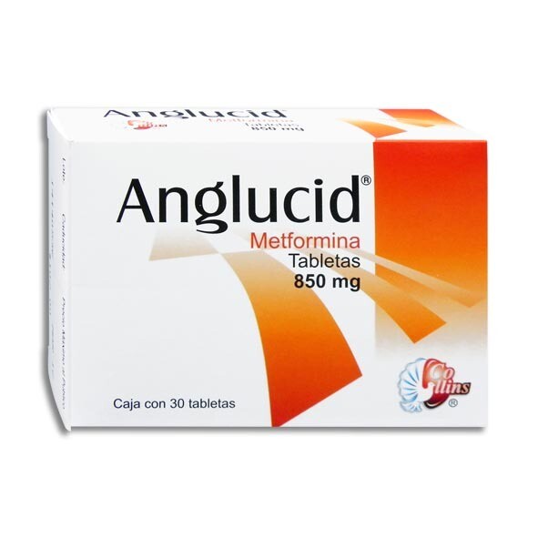 Anglucid oral 850mg 30 Tabletas Anglucid oral 850mg 30 Tabletas