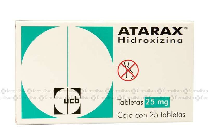 Atarax oral 25mg 25 Tabletas Atarax oral 25mg 25 Tabletas