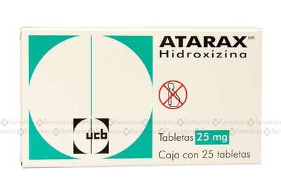 Atarax oral 25mg 25 Tabletas