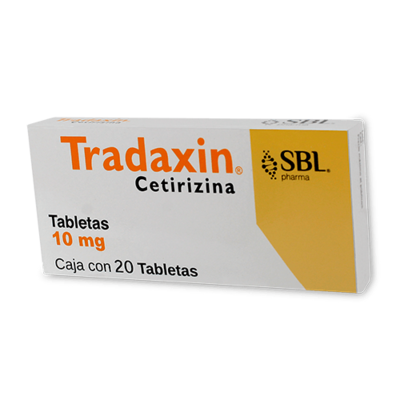 Tradaxin oral 10mg 20 Tabletas