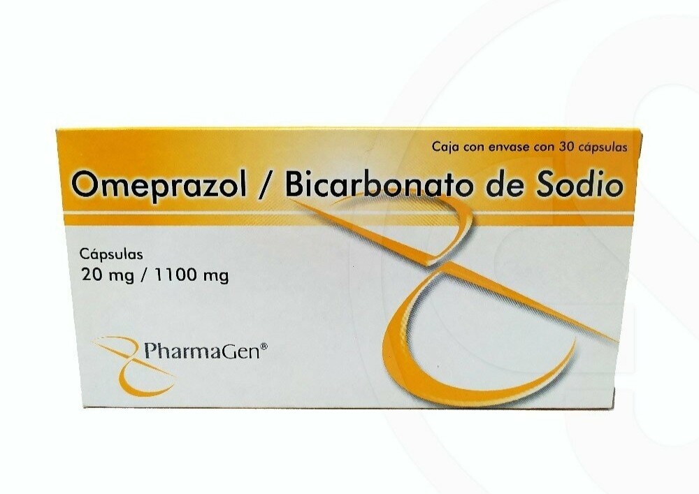Omeprazol/Bicarbonato oral 30 Cápsulas
