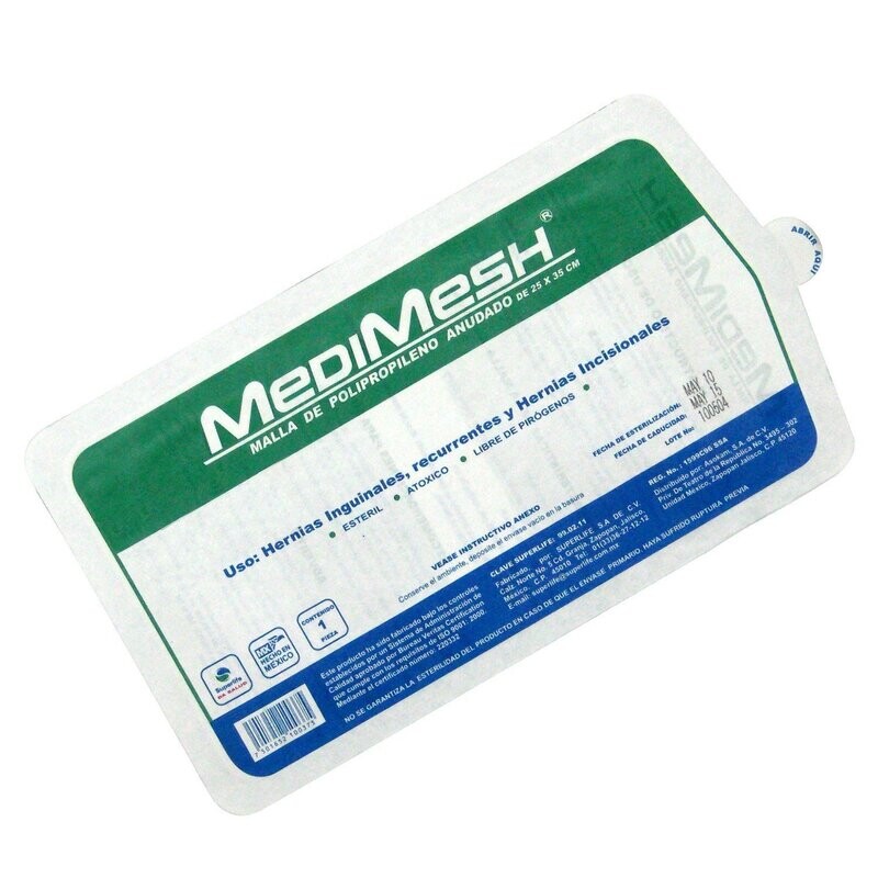 MediMesh Malla de Polipropileno anudado 25x35cm MediMesh Malla de Polipropileno anudado 25x35cm