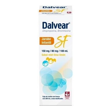 Dalvear SF Infantil Miel-Lima-Limon oral Jarabe Dalvear SF Infantil Miel-Lima-Limon oral Jarabe