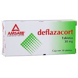 Deflazacort 30mg oral 10 Tabletas