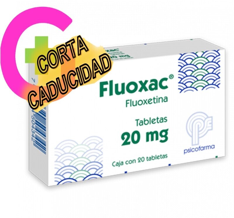 Fluoxac 20mg oral 20 tabletas