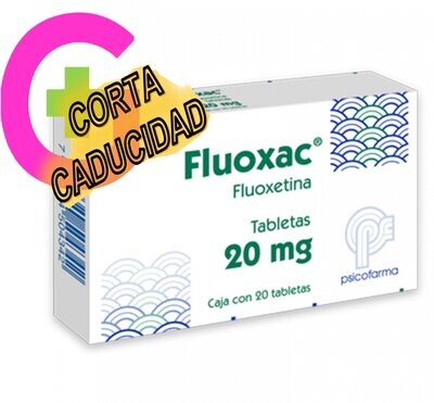 Fluoxac 20mg oral 20 tabletas