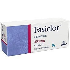 Fasiclor 250mg oral 15 cápsulas Fasiclor 250mg oral 15 cápsulas
