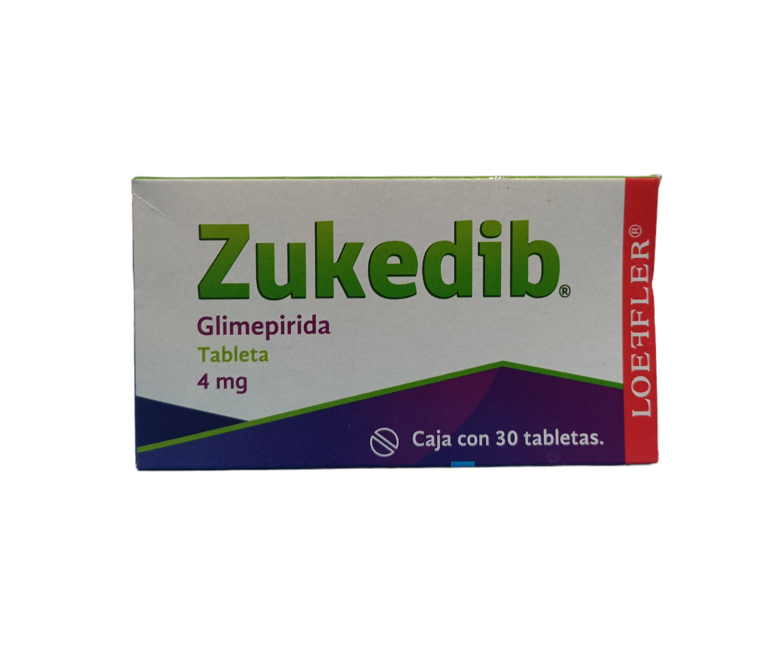 Zukedib 4mg oral 30 Tabletas
