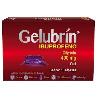 Gelubrin 400mg oral 10 cápsulas