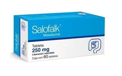 Salofalk oral 250mg 60 Tabletas
