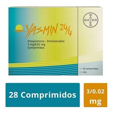 Yasmin oral 24/4 28 comprimidos Yasmin oral 24/4 28 comprimidos