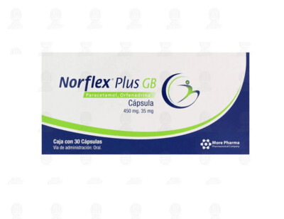 Norflex Plus GB oral 30 cápsulas Norflex Plus GB oral 30 cápsulas