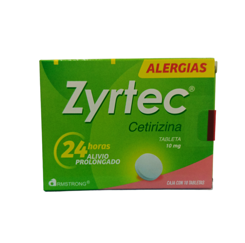 Zyrtec 10mg Oral 10 Tabletas Zyrtec 10mg Oral 10 Tabletas