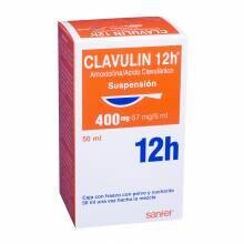 Clavulin 12h 400mg Suspensión oral 70mL