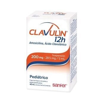 Clavulin 12h 200/28.5mg Suspensión Oral 40mL