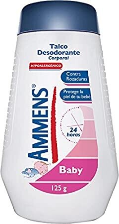 Talco Ammens Baby Rosa 125g Talco Ammens Baby Rosa 125g