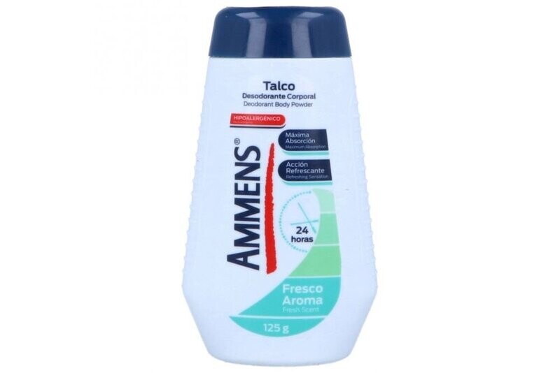Talco Ammens Fresco Aroma Verde 125g Talco Ammens Fresco Aroma Verde 125g
