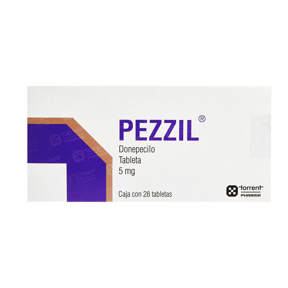 Pezzil 5mg oral 28 tabletas