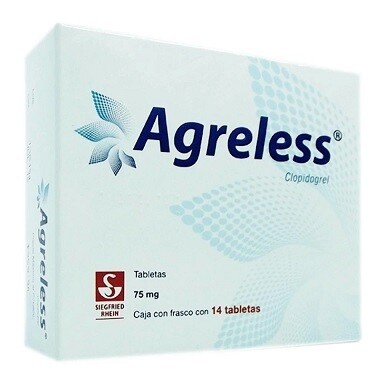 Agreless Oral 75mg 14 tabletas